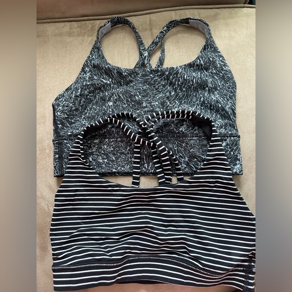Lululemon sports bras, size 2.